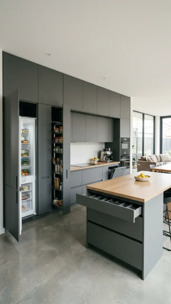 Concealed Kitchen Elements