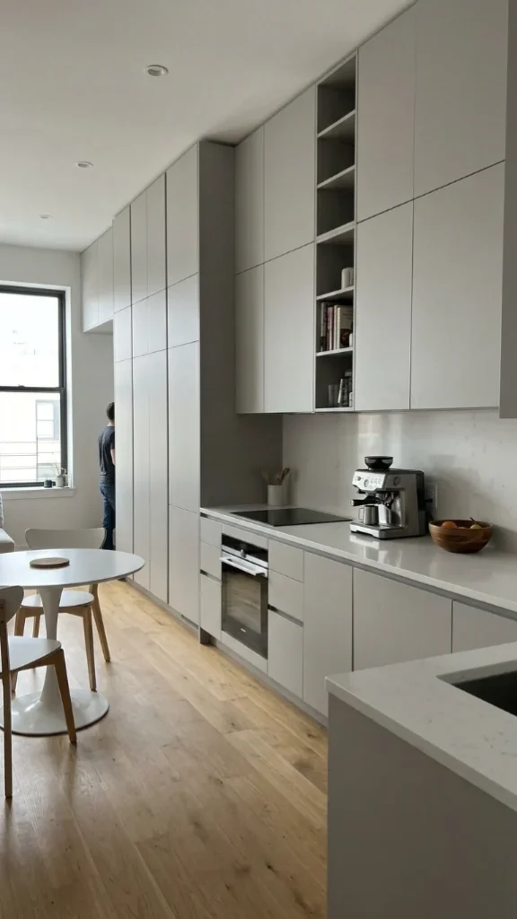 Vertical Storage with Tall Cabinets