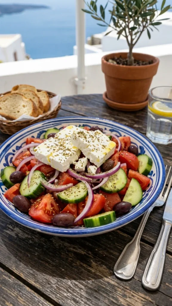 Classic Greek Salad (Horiatiki)
