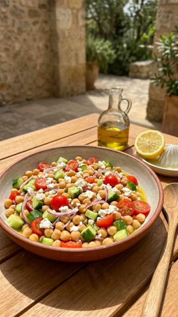 Mediterranean Chickpea Salad