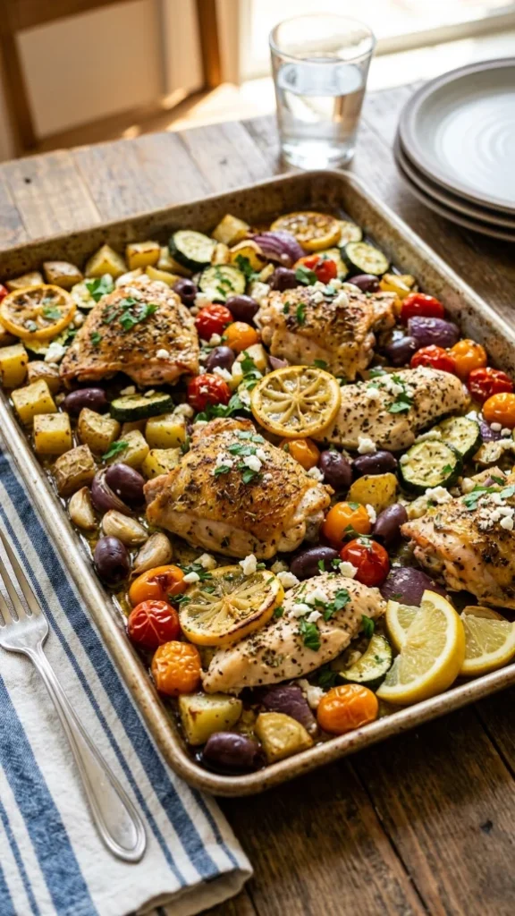 Greek Sheet Pan Chicken